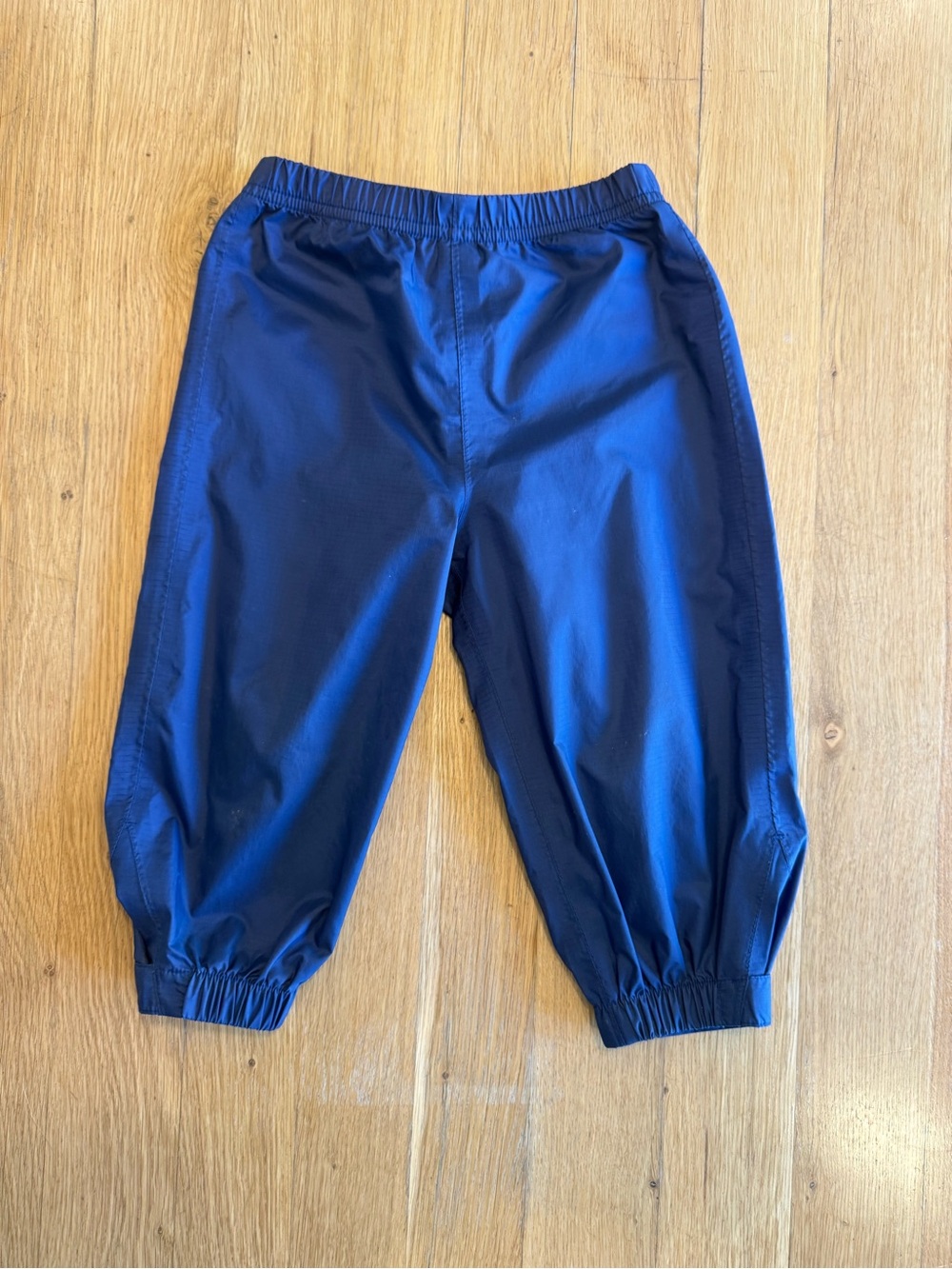 LLBean Toddler Kids Navy Blue Elastic Waist Rain Pants 2T